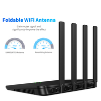Antenne de routeur WiFi double bande 2400-2500/5150-5850 MHz 5dBi mâle