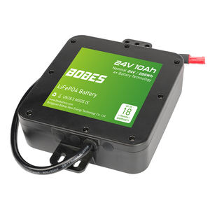 Paquete de Baterías de Iones de Litio LiFePO4 <span class=keywords><strong>18650</strong></span> Personalizadas BOBES, 24V 10AH, Certificación CE/RoHS - Product Image 1