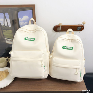 Firsttwo Student <b>Backpack</b> 18 In Large Size School Education Female <b>Backpack</b> Letter Pattern Soft Handle - Product Image 3