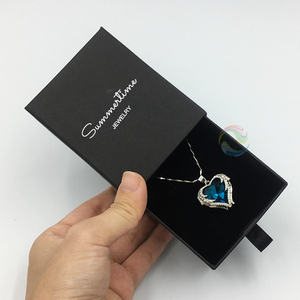 Luxury White Custom Logo Drawer Cardboard Pearl Necklace <strong>Jewelry</strong> <strong>Packaging</strong> - Product Image 4