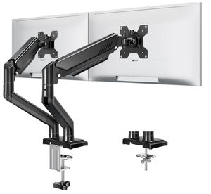 ขาตั้งจอคู่ รองรับจอขนาด 13-27 นิ้ว รับน้ำหนักได้ 2-12 กก. สำหรับจอ 2 จอ - Product Image 1