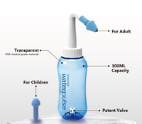Soins quotidiens Traitement de la rhinite allergique Bouteille d'irrigation des sinus Lavage nasal Produit d'hygiène buccale polyvalent