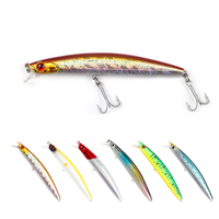 Umpan Ikan Minnow Apung Cetak 120mm19g / 140mm29g dengan Kail untuk Ikan Pike dan Ikan Mas