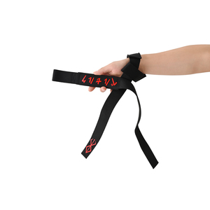 Wholesale Direct Thicken Durable Wrist Cuffs Figure 8 Straps Gym Weightlifting Straps for Sports Pull-ups <b>Weight</b> Lifting - Product Image 3
