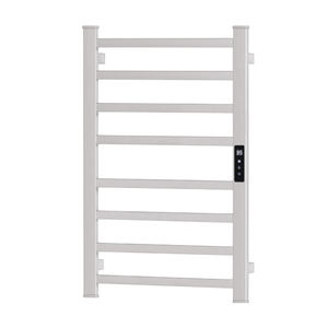 Sèche-serviettes électrique mural ou sur pied à 8 barres <span class=keywords><strong>avec</strong></span> réglage de la température et <span class=keywords><strong>minuterie</strong></span> 0-24 heures - Product Image 4