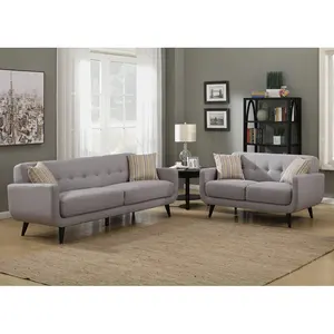 Móveis de sala de estar com estrutura compacta, cadeira de 6 lugares, sofá, sofá, móveis seccionais