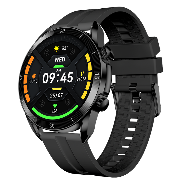 SMA Hot Selling AM07 1.43inch AMOLED Bluetooth Call Round Screen Sport Heath Monitor Waterproof Women Men Smart Watch