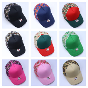 Gorra de camionero de malla a cuadros de colores con diseño de leopardo y cuadros, tipo snapback, estilo béisbol, con panel <span class=keywords><strong>Otto</strong></span> Foam Checker y diadema - Product Image 3