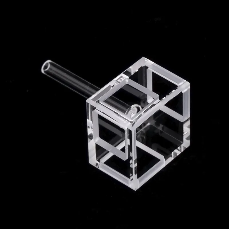 Fully Frit-Fused Process Pyrex Cuvette Borolisicate Vapor Cell With Angle Customized Borolisicate Sides Opening Vapor Cell