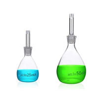 Pycnomètre avec thermomètre intégré, bouteilles de gravité spécifique de 100 ml