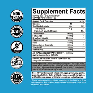 Ashwagandha de etiqueta privada para ayudar en el sueño, mascarilla con vitamina orgánica, ayuda para aliviar el estrés y el estado de ánimo - Product Image 6