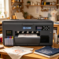 Impresora Plana Automática DTF ATUE XP600 4720, Tamaño A3/A4, Funciona con Horno, Conectividad Ethernet