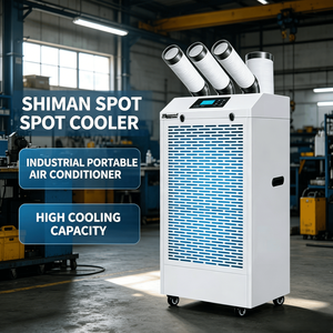 Shiman Manufacturer Wholesale 2450w Large Capacity Workshop Spot <b>Cooler</b> Industrial <b>Portable</b> <b>Air</b> Conditioner Compressor R134a Sm - Product Image 2