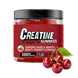 Gomitas de Monohidrato de Creatina, Suplementos Energéticos para Entrenamientos, Desarrollo Muscular, Fuerza y Rendimiento, 5g de Proteína, Botella de 60 Unidades - Product Image 2