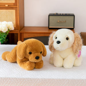 Peluche personnalisée Little Golden Retriever, jouet en peluche doux, poupée en coton PP, couverture pour enfants, emballage sous vide - Product Image 6