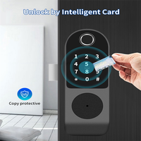 Pas de câblage extérieur étanche carte à puce Code numérique serrures électroniques empreinte digitale jante déverrouiller pour bois sécurité à domicile nuage métal
