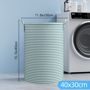 Bathroom <b>Collapsible</b> Non-woven Fabric Laundry Basket Laundry Room Clothing <b>Storage</b> Basket Laundry Hamper Bucket - Product Image 3
