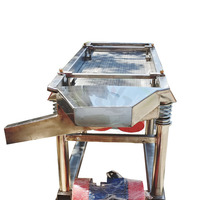Table de tri vibrante en acier inoxydable pour le classement des huîtres de différentes tailles