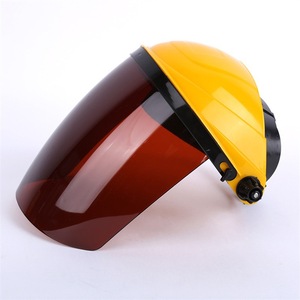 Visière de protection jaune en acrylique, résistante aux hautes températures, pour soudage, style bandeau - Product Image 1