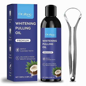 Fabrication sur mesure : <span class=keywords><strong>Huile</strong></span> <span class=keywords><strong>de</strong></span> <span class=keywords><strong>coco</strong></span> naturelle fraîche pour les dents, gratte-langue oral au <span class=keywords><strong>coco</strong></span>, désodorisant et bain <span class=keywords><strong>de</strong></span> bouche à la menthe <span class=keywords><strong>coco</strong></span> - Product Image 1
