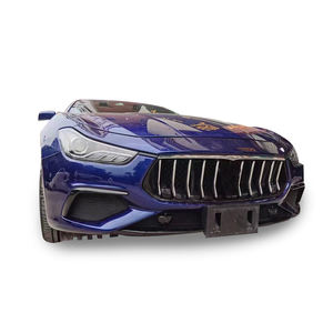 Para <span class=keywords><strong>Maserati</strong></span> Ghibli, nuevo parachoques delantero GTS con Rejilla cromada, parachoques de coche de modelo antiguo a nuevo para Ghibli 2014-2019 - Product Image 3