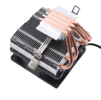 Mini-refroidisseur de processeur pour châssis compact, 4 caloducs, faible TDP 110W, dimensions 110*90*78mm, ventilateur universel pour puce PCBA d'ordinateur, compatible Intel AMD AM4
