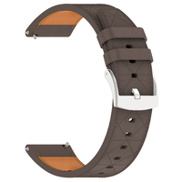 Tali Jam Tangan Pengganti Pintar Bisnis Olahraga Kulit Sintetis 22Mm Pemasangan Mudah untuk Jam Tangan Garmin Vivoactive 4 Venu 2/3