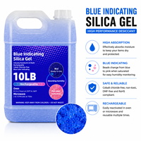 Perles de gel de silice déshydratant bleues (norme industrielle 3-5 mm - Perles de gel de silice réutilisables bleues à roses absorbant l'humidité)