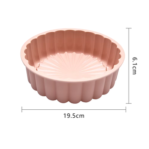 Chuju marque 8 9 10 pouces antiadhésif rond fleur <span class=keywords><strong>Charlotte</strong></span> gâteau <span class=keywords><strong>moule</strong></span> Silicone gâteau moules pour la cuisson Silicone Rose gâteau <span class=keywords><strong>moule</strong></span> - Product Image 2