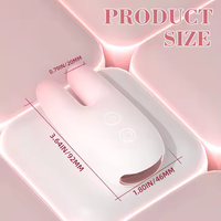 Diskreter Klitoris-Vibrator in Hasenform aus Flüssigsilikon, Nippel-Stimulator, Klitoris-Massagegerät, Sexspielzeug für Frauen zur Klitoralstimulation und Orgasmus