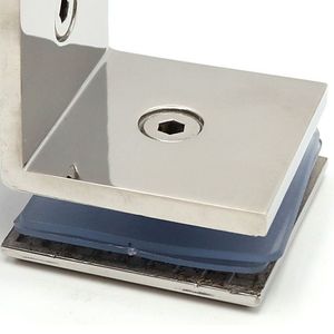 Fulida Shower Enclosure Glass <b>Clip</b> F-2083 Stainless Steel Double Sided Frameless Bathroom Hardware Connection Accessory - Product Image 1