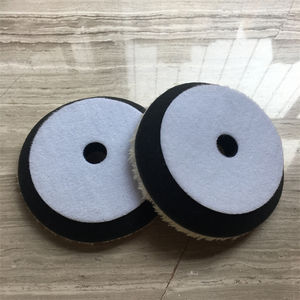 Éponge en <span class=keywords><strong>laine</strong></span> professionnelle pour l'entretien des voitures, tampon <span class=keywords><strong>de</strong></span> polissage humide et sec, OEM double <span class=keywords><strong>action</strong></span> - Product Image 2