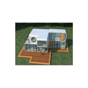Individual Mini House Kit de lujo de 2 pisos Casas hechas en China Porta Cabin Panels Outdoor Room Capsule Mcdonald's Building - Product Image 1