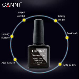 Gel abrillantador de uñas <span class=keywords><strong>CANNI</strong></span> de alta calidad, Brillo Intenso, sin necesidad de limpiar, 1kg, etiqueta personalizada, larga duración, led - Product Image 4