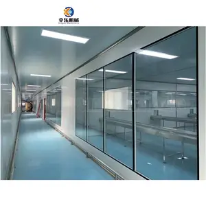 Prefabricated clean room container gmp modular dust free wrokshop air shower cleanroom clean room pass box