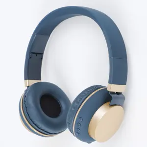 חדש זול כחול שן דיבורית אוזניות סופר בס סטריאו אלחוטי ראש טלפון ואוזניות עם מיקרופון