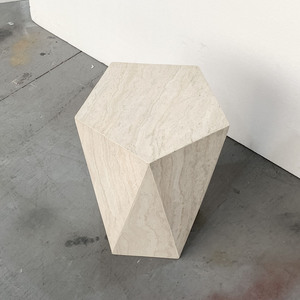 <span class=keywords><strong>Tavolino</strong></span> in Travertino Beige Naturale, Arredamento Moderno di Lusso per Soggiorno, Dimensioni Personalizzabili, Decorazione per Interni ed Esterni - Product Image 4