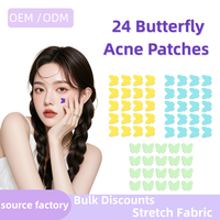 Patchs Hydrocolloïdes Colorés et Personnalisables pour Soins de la Peau, Anti-Acné, Invisibles, Marque Privée, OEM, Vente en Gros