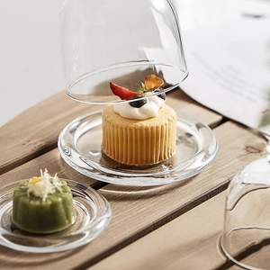 Vetro chiaro vetro <span class=keywords><strong>limone</strong></span> cupola di vetro piatto di burro con coperchio vetreria vasetto di vetro <span class=keywords><strong>limone</strong></span> piatto di vetro - Product Image 5