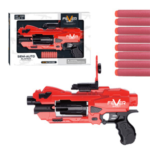 Pistolet jouet pour garçons avec balle en mousse souple cadeau enfant jeu de tir jouets de plein air enfants manuel pistolet à balle souple - Product Image 3