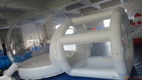 Château gonflable avec toboggan et trampoline pour usage intérieur et extérieur - Vente flash