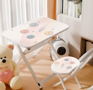 <span class=keywords><strong>Mesa</strong></span> Plegable Portátil Económica de MDF para Estudiantes con <span class=keywords><strong>Mesa</strong></span> de <span class=keywords><strong>Estudio</strong></span> Pequeña y Económica para Niños, Juego de <span class=keywords><strong>Mesa</strong></span> y Silla Plegable Portátil - Product Image 3