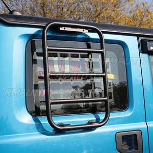 Pour Suzuki Jimny JB74 3 portes 2019-2025 : Échelle latérale, porte-bagages, échelle d'accès aux bagages, accessoires de modification - Product Image 1