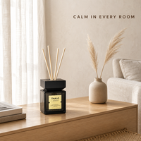 THALO Diffuseur de parfum d'ambiance de luxe 500ml, bouteille carrée en verre, longue durée, pour hôtel et bureau
