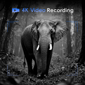 กล้องส่องทางไกลมองกลางวันและกลางคืน 4K 30fps พร้อมกำลังขยาย 20 เท่า อินฟราเรด 850 นาโนเมตร ระยะใช้งานจริง 300 เมตร บันทึกวิดีโอได้ - Product Image 6