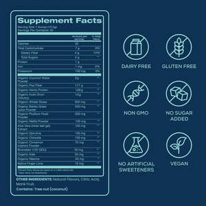 Polvo de alta calidad de marca privada con fibra orgánica, proteína de cáñamo e inulina para el apoyo inmunológico y intestinal, vegano, sin lácteos ni gluten. - Product Image 4