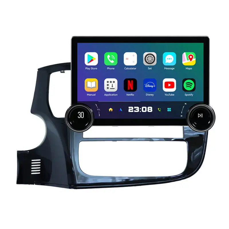 Mitsubishi Outlander 2016-2020 için Android araba radyo multimedya oynatıcı navigasyon GPS CarPlay dokunmatik ekran otomatik Stereo