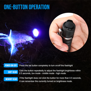 Torcia <span class=keywords><strong>UV</strong></span> L2S SE 3000mW IP68 Impermeabile Ricaricabile Leggera Portatile Ultravioletta per Scorpioni 14500 EDC - Product Image 3