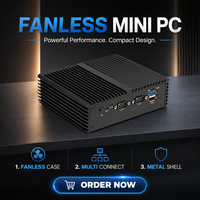 Qotom Q10721C N5100 4K Double Port d'Affichage Serveur Domestique Centre Multimédia Mini PC pour Système Windows 10 Linux
