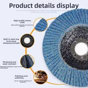 Disque à lamelles en zircone OEM Meules de <span class=keywords><strong>4</strong></span> pouces Outils abrasifs de la série - Product Image 4
